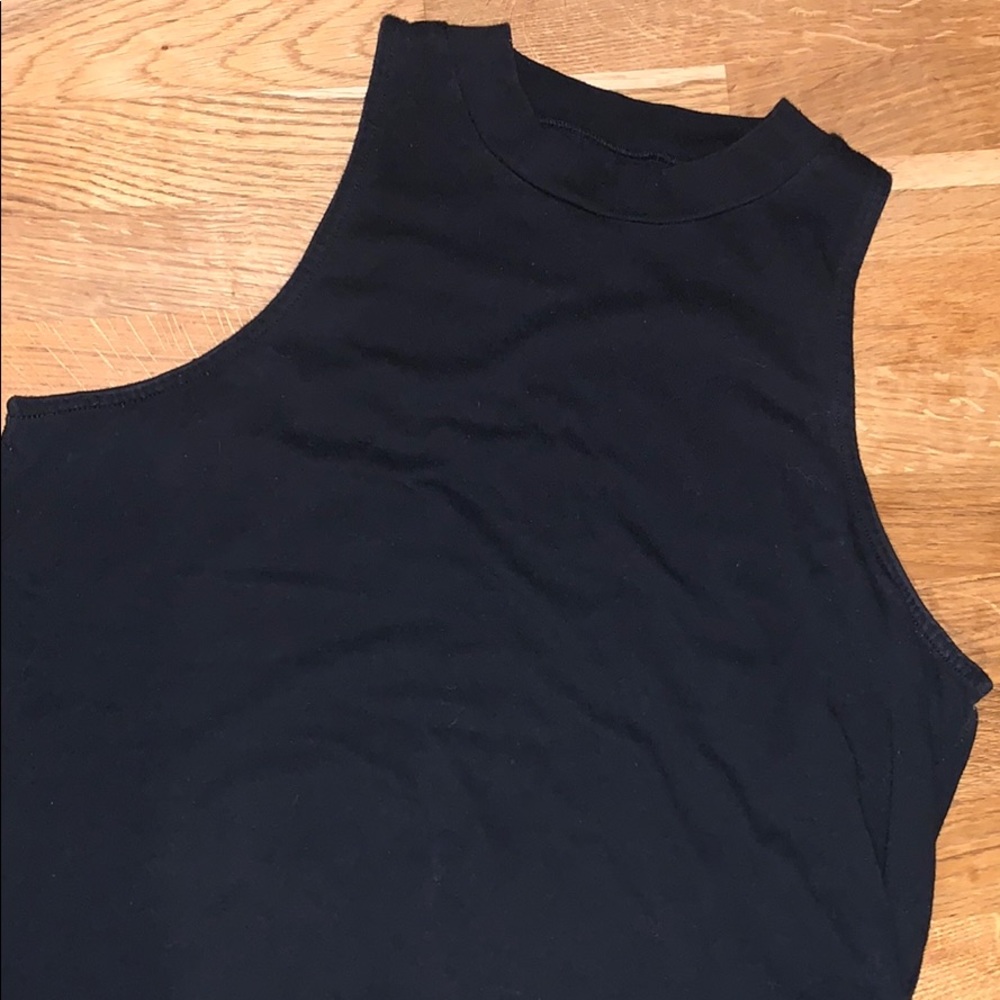 Madewell | Black Turtleneck Tank | XL - Picture 1 of 3